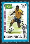 Stamps : America : Dominica :  Brazil