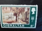 Stamps Gibraltar -  Palacio