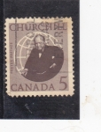 Sellos de America - Canad -  CHURCHILL