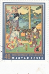 Stamps Hungary -  PINTURA ORIENTAL 