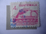 Stamps Guatemala -  Centro Cultural Miguel Ángel Asturia