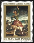 Stamps : Europe : Hungary :  La Petra Camara by Théodore Chassériau