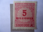 Stamps Germany -  Cifra - Inflación.
