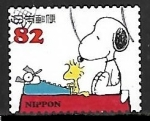 Stamps : Asia : Japan :  Snoopy reading letter