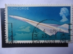 Stamps United Kingdom -  Primer Vuelo del Concorde - Concorde en Vuelo