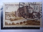 Stamps France -  Castillo Chateaudum