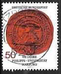 Stamps Germany -  University Marburg