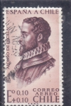 Stamps Chile -  ALONSO DE ERCILLA 