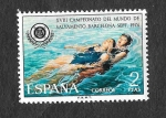 Stamps Spain -  Edf 2202 - XVIII Capmpeonatos del Mundo de Salvamento Acuático. Barcelona