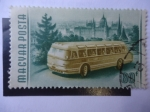 Stamps Hungary -  Autobus - Servicio de Transporte.
