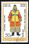 Stamps North Korea -  Knight in armor