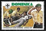 Sellos de America - Dominica -  Movimiento Scout 