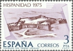 Stamps Spain -  ESPAÑA 1975 2295 Sello Nuevos Hispanidad Uruguay Fortaleza de Santa Teresa