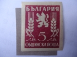 Stamps : Europe : Bulgaria :  León de Bulgaria - Escudo de Armas