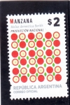 Stamps Argentina -  producto nacional- manzana