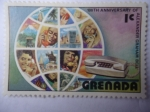 Stamps : America : Grenada :  Científico e Inventor, Alexander Graham Bell (1847-1923) - 100 Aniversario de Alexander Graham Bell.