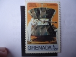 Stamps Grenada -  Misión Espacial Viking - Helio - Mission - Assembly