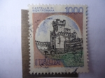 Stamps Italy -  Castillo de Montagnana
