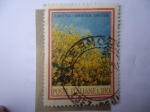 Stamps Italy -  Flora - Ginesta-Spartium junceum