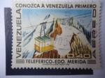 Stamps Venezuela -  Teleferico - Estado Merida - Conozca Primero a Venezuela.