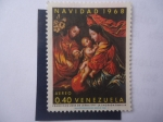 Stamps Venezuela -  Navidad 1968 - Sagrada Familia