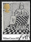 Stamps United Kingdom -  William Caxton 1476