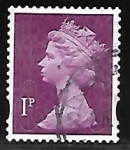Stamps United Kingdom -  Queen Elizabeth II 