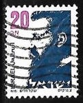 Sellos de Asia - Israel -  Theodor Zeev Herzl (1860-1904)