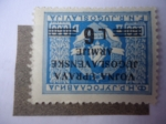 Stamps Yugoslavia -  Ocupación de Yugoslavia-Emisión Local 2a. Guerra Mundial-Escudo de Armas -Sobre Impresión 