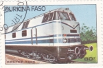 Stamps Burkina Faso -  FERROCARRIL 