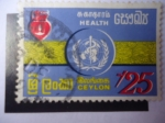 Sellos de Asia - Sri Lanka -  Salud - Emblema