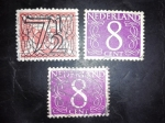 Stamps Netherlands -  Numeros