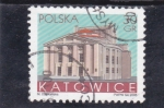 Stamps : Europe : Poland :  TEATRO DE KATOWICE 