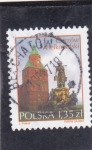 Stamps : Europe : Poland :  BASÍLICA DE GORZÓW