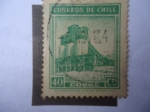 Stamps Chile -  Cobre - Mina de Cobre