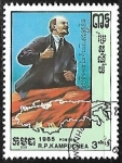 Stamps Cambodia -  Vladimir Lenin (1870-1924)