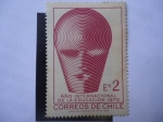 Stamps Chile -  Año Internacional de la Educación 1970. Emblema.