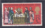 Stamps United Kingdom -  DECLARACIÓN DE ARBROATH 1320