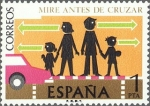Stamps Spain -  ESPAÑA 1976 2312 Sello Nuevo Seguridad Vial Paso de Peatones