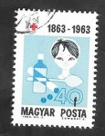 Stamps Hungary -  1600 - Centº de la Cruz Roja internacional
