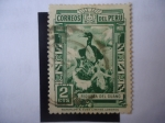 Stamps Peru -  Riqueza del Guano -Excremento, Abono - Pato Guanay-Pato de Mar