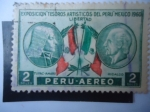 Stamps Peru -  exposición 