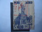 Stamps Peru -  Monumento al Inca Manco Capac - Fundador del Imperio Inca - (Abril 4 de 1926)