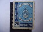 Stamps Peru -  Aguinaldo del Personal de Correos y Telecomunicaciones - Feliz Navidad y Prospero Año 1961