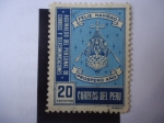 Sellos de America - Per -  Aguinaldo del Personal de Correos y Telecomunicaciones - Feliz Navidad y Prospero Año 1961