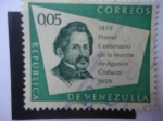 Stamps Venezuela -  Centenario de la Muerte de Agustín Codazzi (1793-1859)
