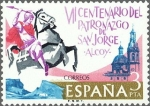 Stamps Spain -  ESPAÑA 1976 2315 Sello Nuevo VII Centenario de la aparición de San Jorge en Alcoy