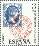 Stamps Spain -  ESPAÑA 1976 2318 Sello Nuevo Dia Mundial del Sello Fechador de La Coruña
