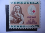 Sellos de America - Venezuela -  Centenario de la Cruz Roja Internacional - Enfermera.