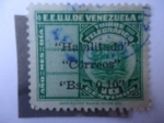 Stamps Venezuela -  E.E.U.U. de Venezuela - Timbre Telegráfico (Habilitado para Correo)